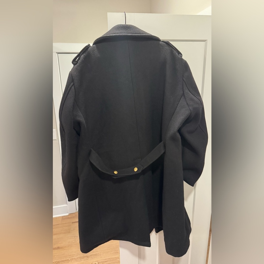 Men's Authentic Navy Bridge Coat, Double-Breasted - Picture 5 of 5